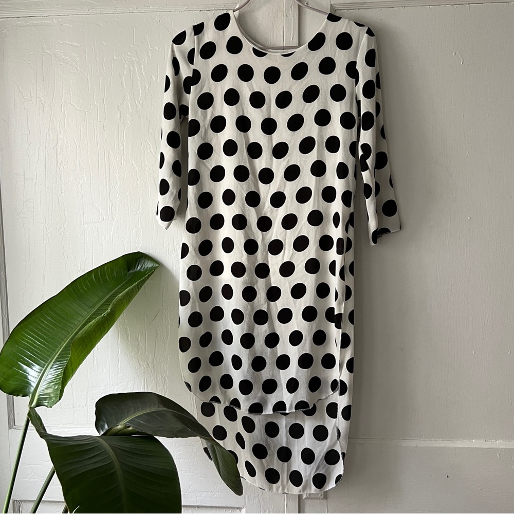 Polka Dot Black and White tunic
